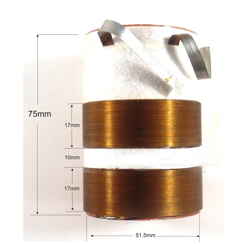 Coil loa Bass JBL265H 262H dây nhôm dẹt
