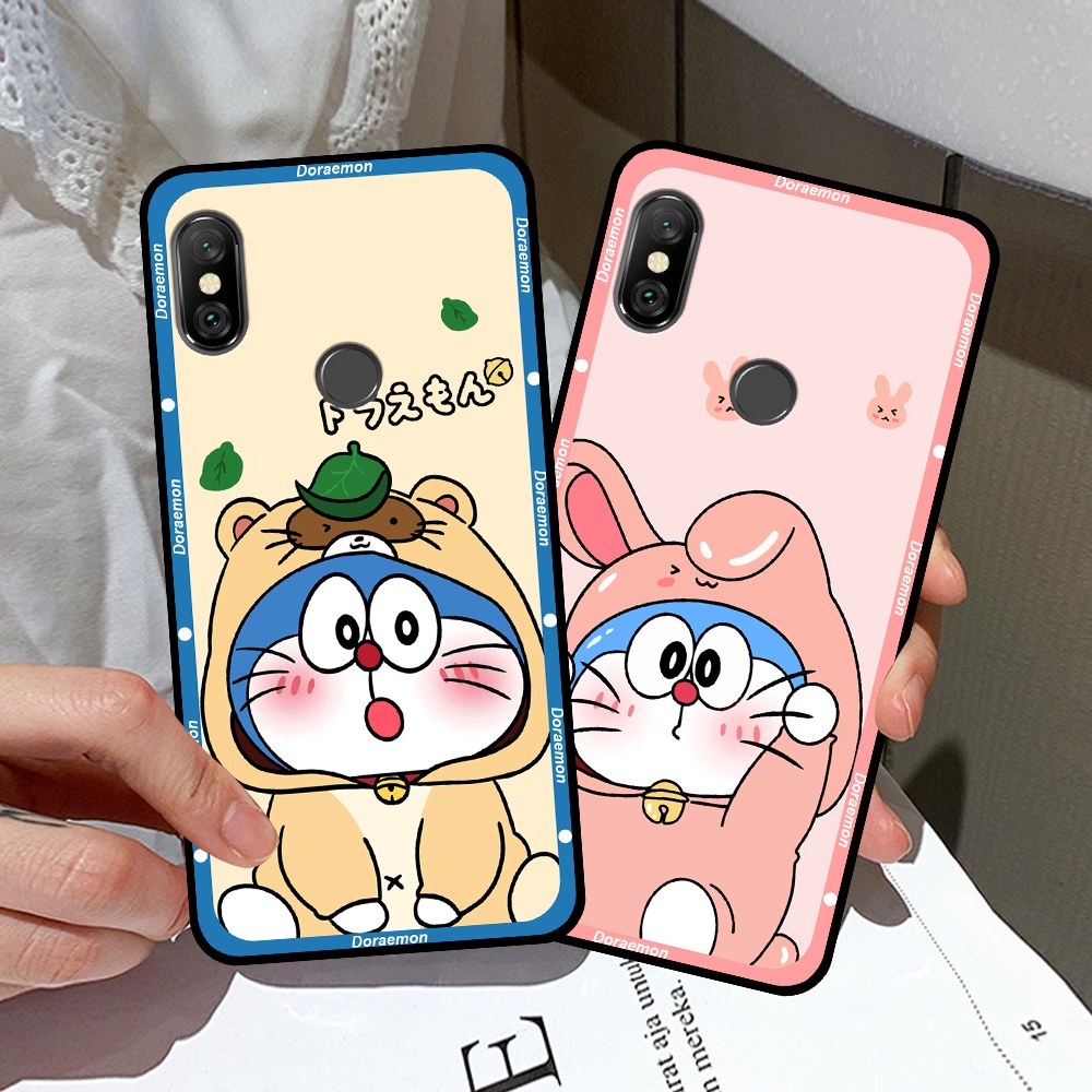 Ốp Xiaomi Redmi Note 5 / Note 5 Pro / Note 6 Pro in hình cặp đôi doremon, hổ, khủng long dễ thương