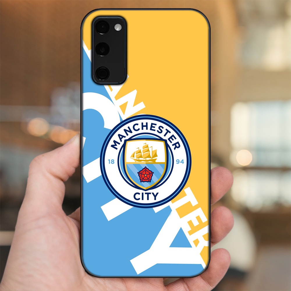 Ốp lưng Samsung S20 FE viền đen in hình Manchester City MC