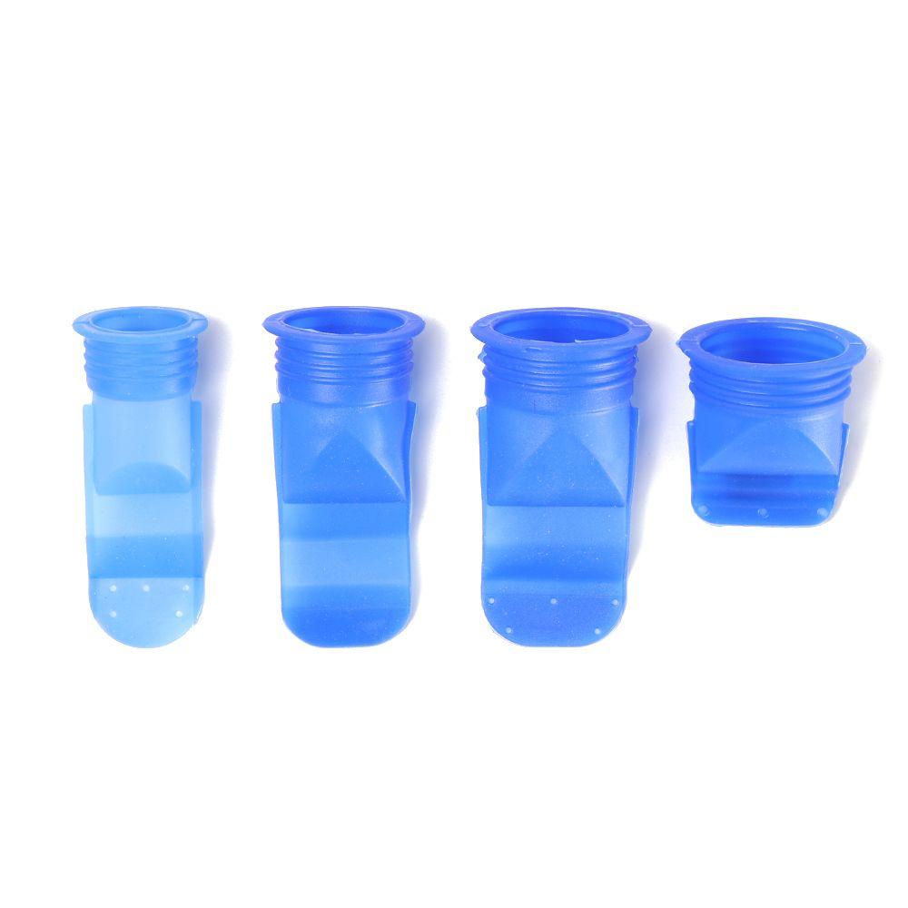 YOLA 1 Bộ Ống Silicone Dẫn Nước Một Chiều Màu Xanh Dương Khử Mùi Cho Nhà Tắm