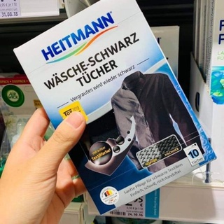Giấy giặt nhuộm đen quần áo Dr.Beckmann, tái tạo lại màu quần áo, hộp 6 tờ