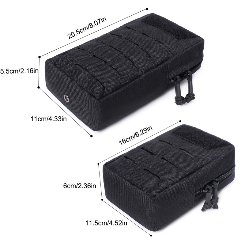 Túi Đựng Dụng Cụ Sơ Cứu Khẩn Cấp Kiểu Quân Đội EDC Đeo Thắt Lưng Dùng Ngoài Trời