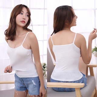 Áo hai dây trắng đen gợi cảm