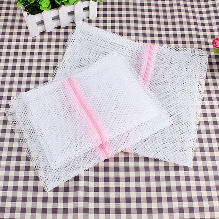 Túi Lưới Giặt Đồ Máy Giặt Có Khóa Kéo Kích Thước 35 x 50cm