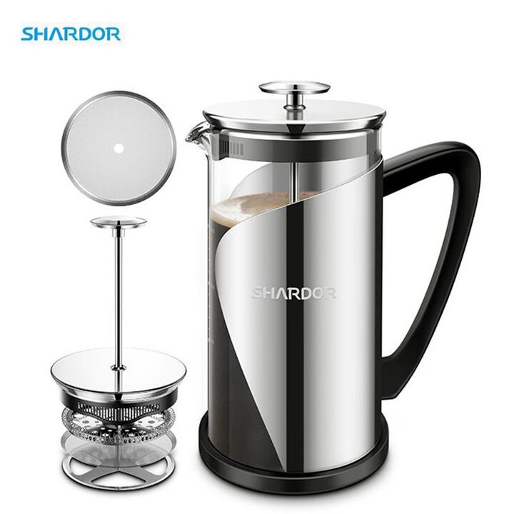 [Mã BMBAU300 giảm 7% đơn 499K] Bình pha cà phê kiểu Pháp French Press Shardor FP515S