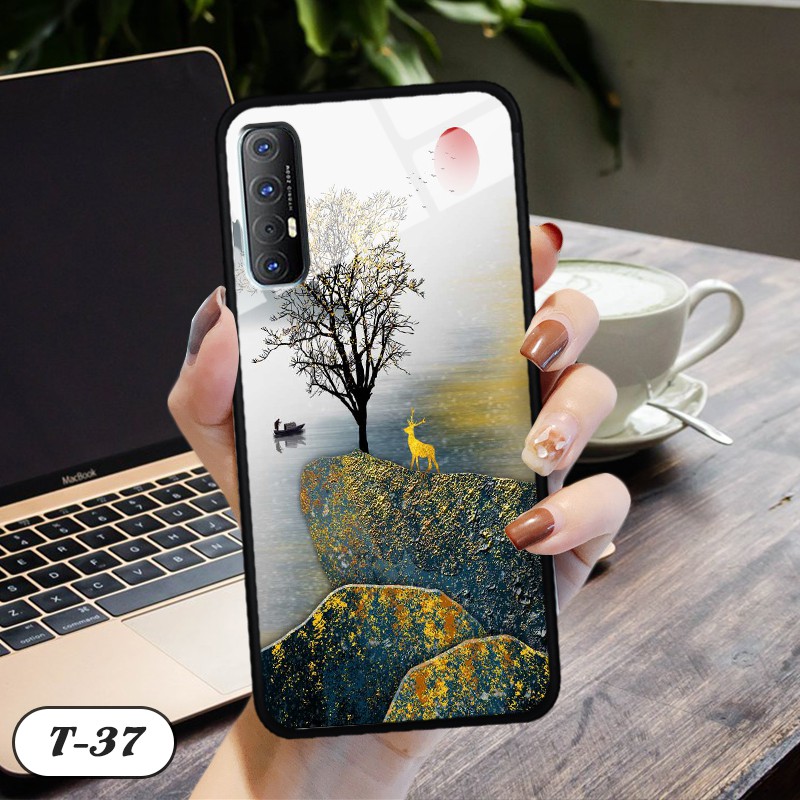 Ốp kính 3D Oppo Reno 3 Pro