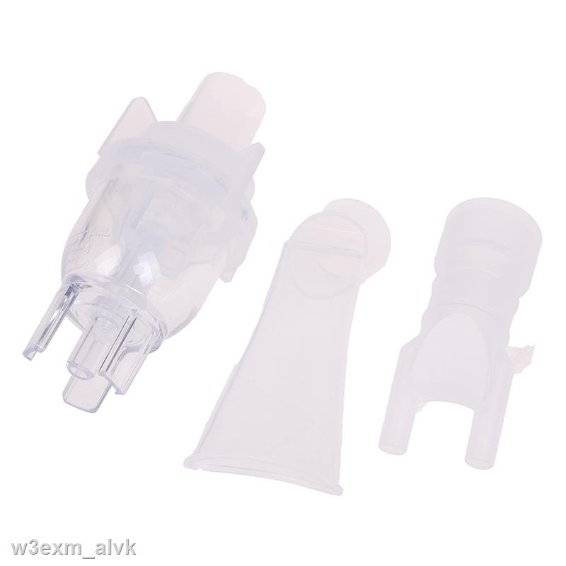 Siêu Rẻ (Hàng Mới Về) Set 3 Cốc Tẩm Mỹ Cho Máy Xông Mũi + Ống Thở Thay Thế