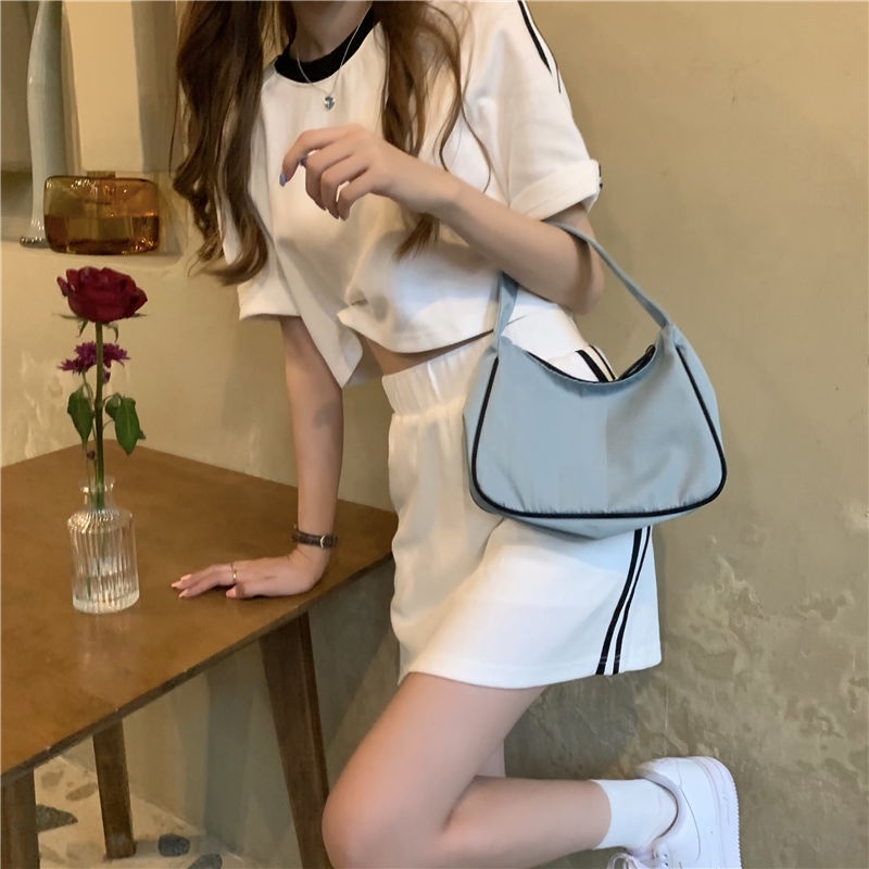 Bộ Đồ Thể Thao Hai Món Dáng Rộng Phong Cách Nhật Hàn Thời Trang Mùa Hè Mới Cho Nữ