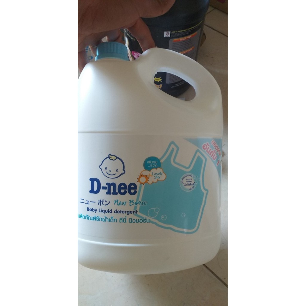 [DNEE ĐẠI THỊNH] Nước Giặt quần áo em bé Dnee Thái Lan 3000ml nhập khẩu bởi cty đại thinh-team nhãn đầy đủ