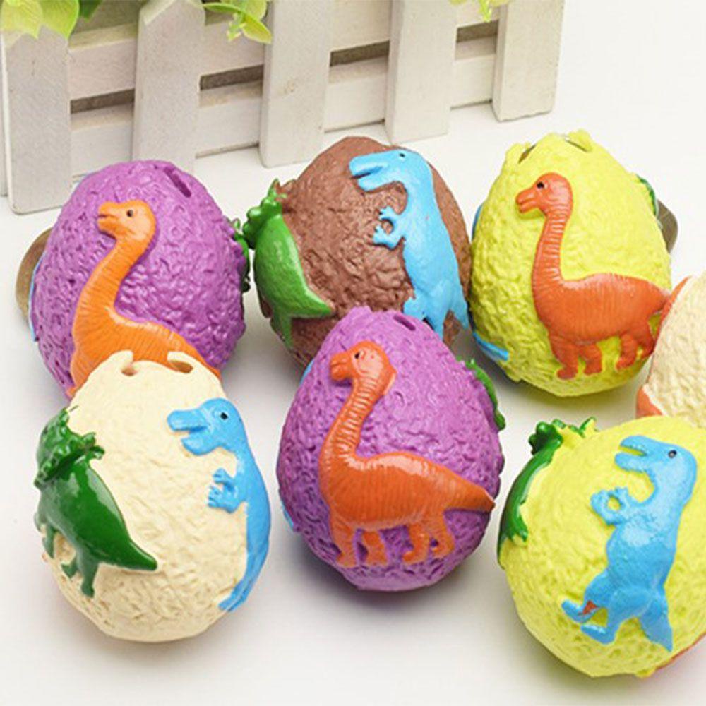 NIUYOU Đồ Chơi Nắn Bóp Đàn Hồi Giảm Stress Hình Trứng Khủng Long Màu Sắc Ngẫu Nhiên