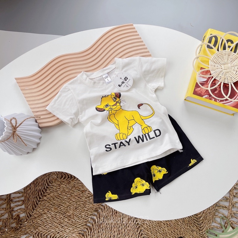 Bộ con hổ stay wild bé trai