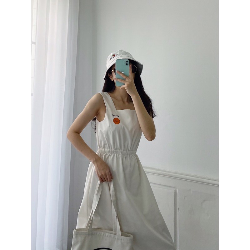 [Mã FAGREEN245 giảm 10% tối đa 30K đơn 99K] Đầm dài thêu chữ nhật | BigBuy360 - bigbuy360.vn