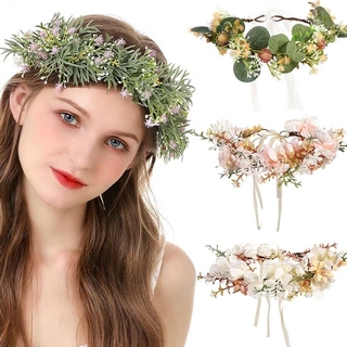 Vòng Hoa Đội Đầu Phong Cách Bohemian