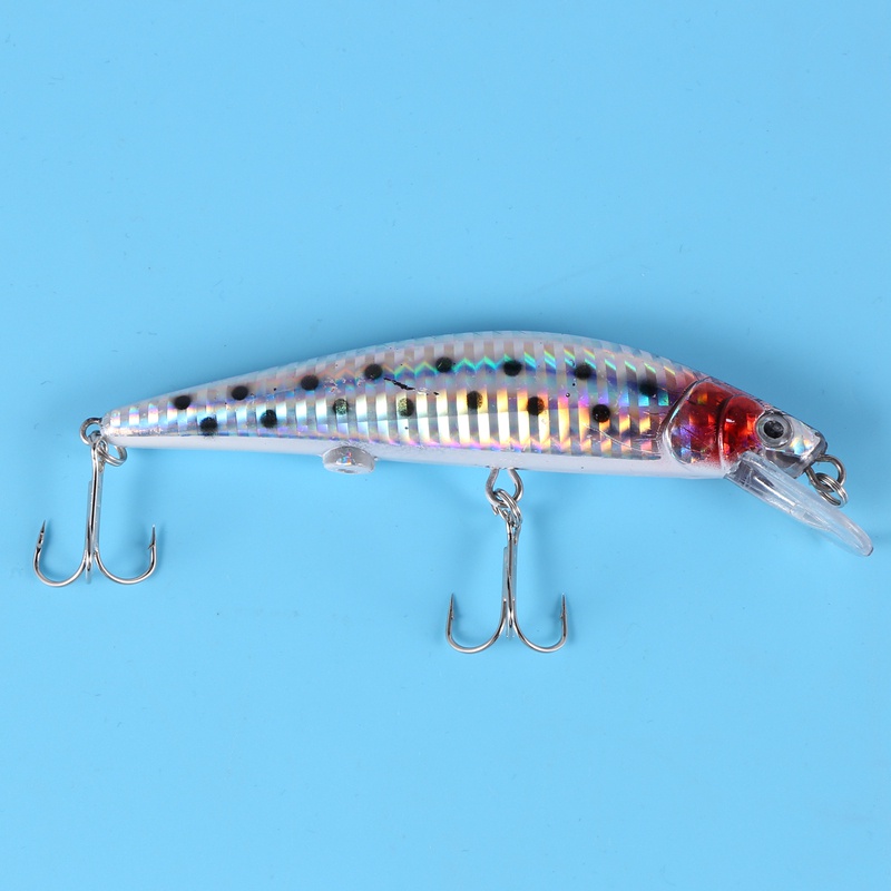 Usb có thể sạc lại LED Twitching Fish Lure Mồi điện giống như rung Câu cá Lure ba móc Mồi câu cá điện tử