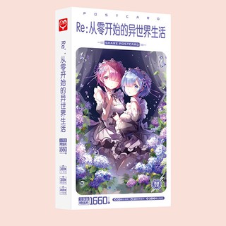 Hộp postcard anime Re Zero