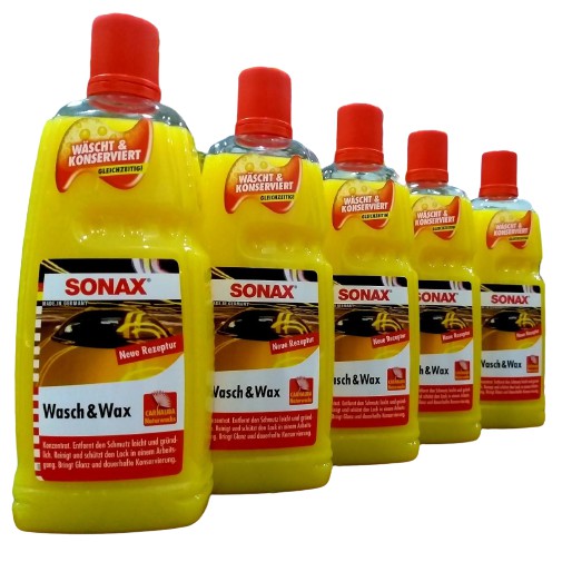 Nước rửa xe và phủ bóng sơn - SONAX wasch & wax ( Nước rửa xe 2 trong 1 Carnauba)