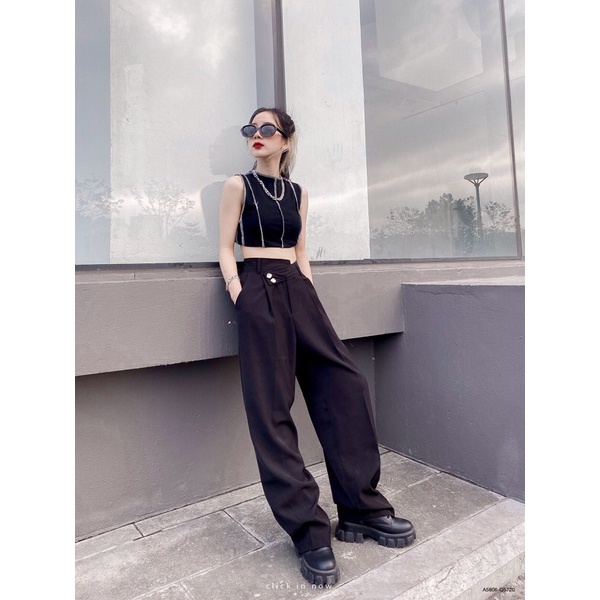 Áo tanktop croptop nữ, áo tanktop không tay 5806