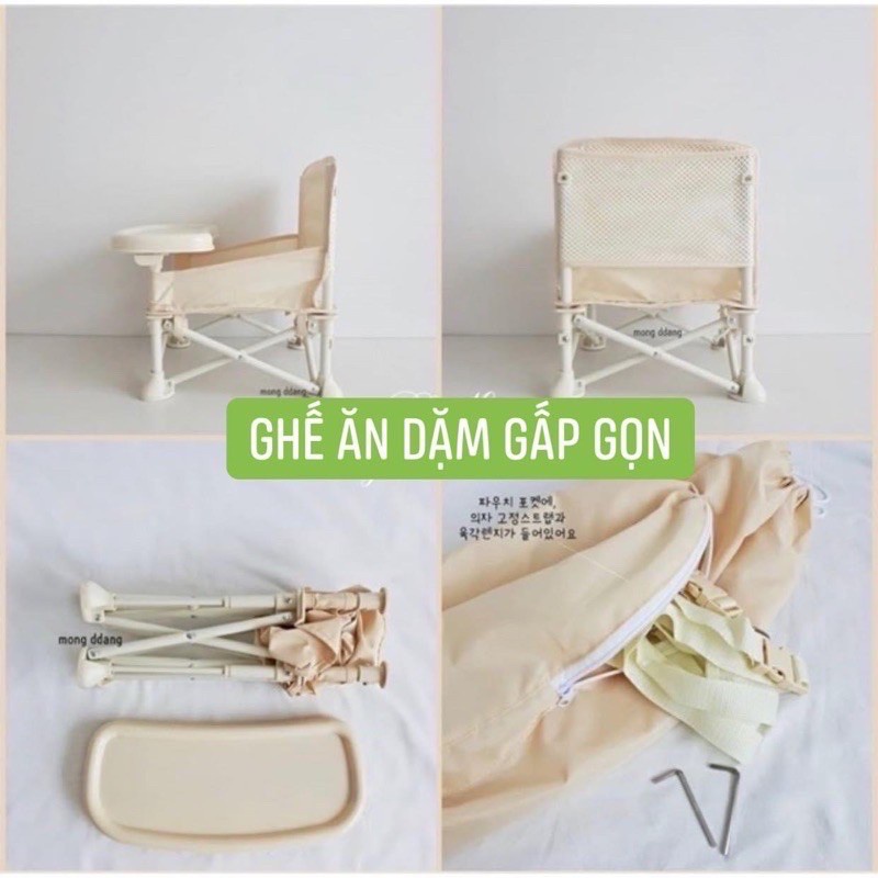[CHÍNH HÃNG] ghế Ăn Dặm Gấp Gọn NỘI ĐỊA HÀN HOO  ghế Ăn Dặm Gấp Gọn HOO BOOSTER Hàn Quốc