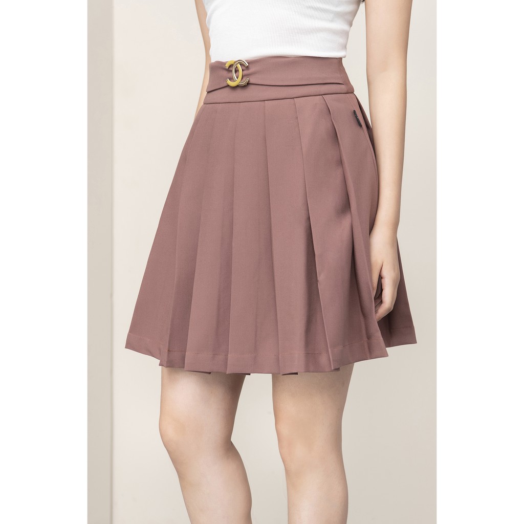 Chân Váy Xếp Ly Ngắn Dáng Xòe LUPERI LFCV598 Chất Liệu Cao Cấp Siêu Mát Cho Nữ Công Sở