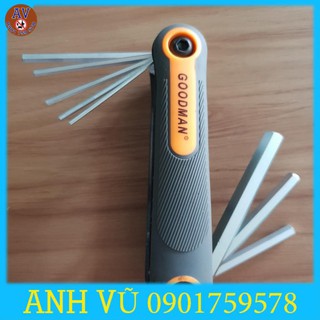 Bộ 8 đầu lục giác gập Goodman