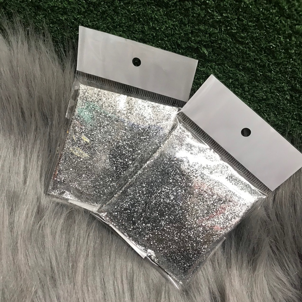 Nhũ kim tuyến bỏ bóng trong suốt túi 20g loại nhuyễn