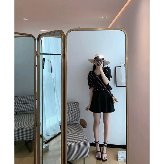 Set áo bi tay bồng kèm quần - Dory.Clothing [Freeship] - chất cực đẹp áo chun eo co giãn | BigBuy360 - bigbuy360.vn