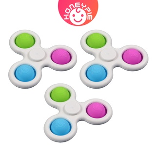 Con Quay Đồ Chơi Ba Ngón Tay Có Nhạc Bằng Silicone