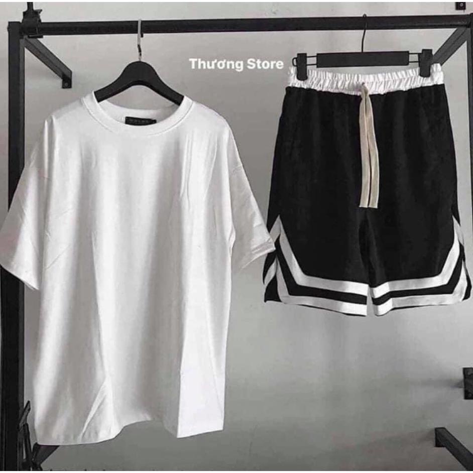 Áo Thun Nam Nữ  Form Rộng Hàn Quốc Trơn Dày Mịn Thoáng Mát Thiết Kế Thời Trang Kiểu Dáng Năng Động Trẻ Trung