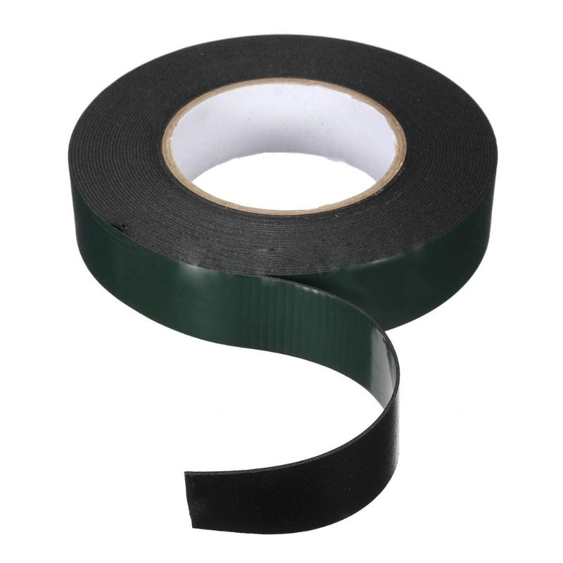 Cuộn Băng Keo Xốp Hai Mặt Màu Đen Dài 10m Chống Thấm Nước Tiện Dụng