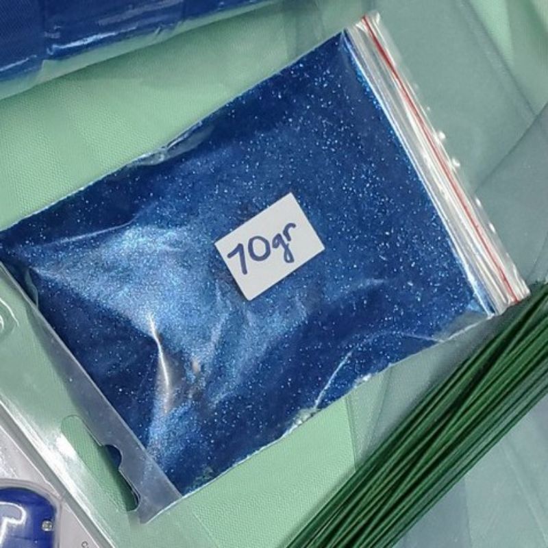 70gr kim tuyến nhũ làm hoa, trang trí.