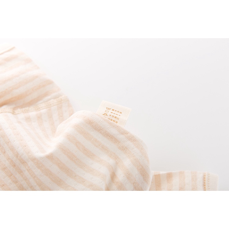 Áo liền quần Cotton NgắN Tay Kẻ SọC Cho Bé (0-18 TháNg)