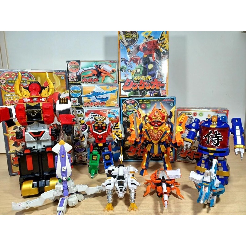 Đồ chơi siêu nhân Robo Shinkenger Dx Bandai Nhật Bản Nguyên Set