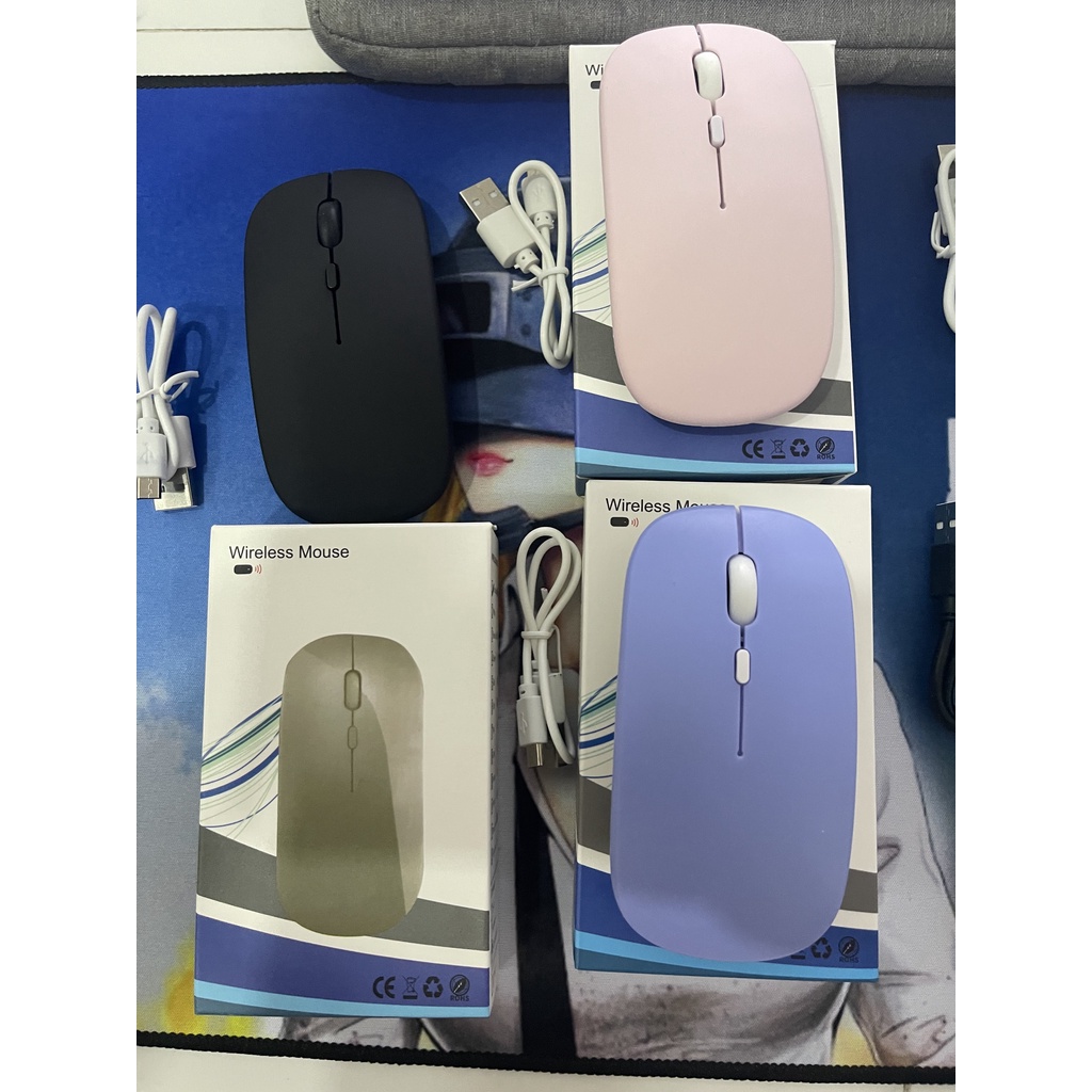 Chuột Máy Tính Không Dây Silent Song Bảo Store Độ Nhạy Cao Dành Cho Laptop, PC [ Bảo Hành 1 đổi 1 ]
