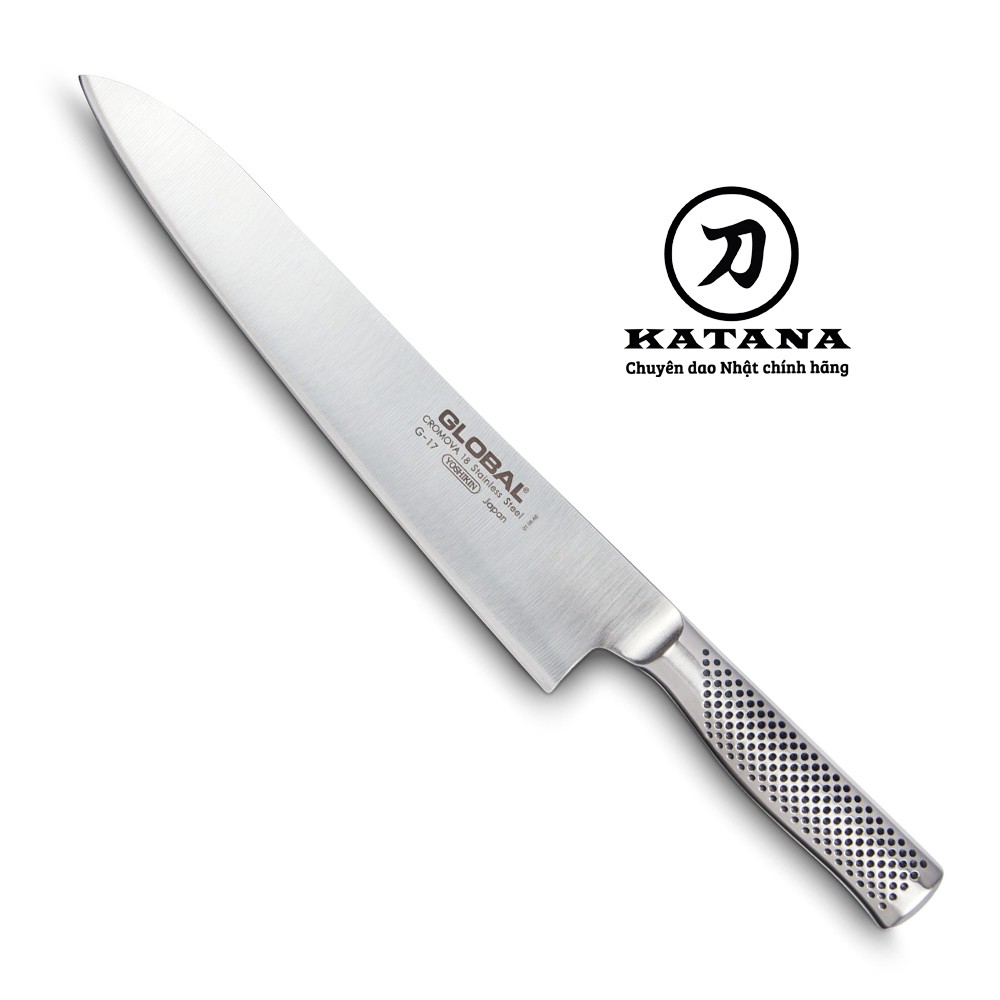 Dao bếp Nhật cao cấp Global G17 Chef - Dao thái thịt cá (270mm)