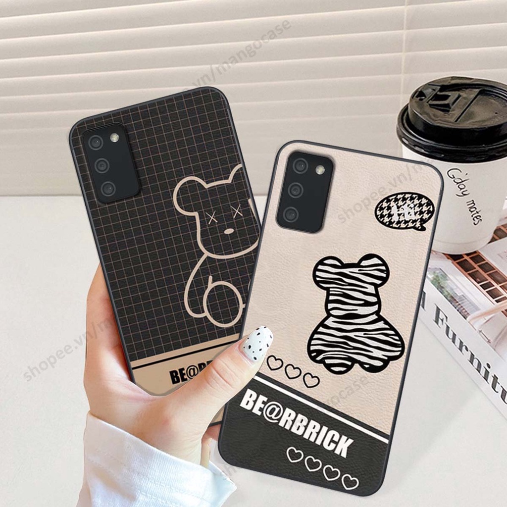 Ốp lưng Samsung A02s / A03s in hình happy nice, bé gấu đáng yêu