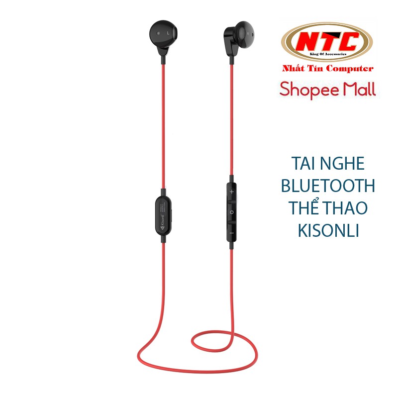 Tai nghe bluetooth stereo Kisonli AP-2 siêu nhẹ - chuyên thể thao (đen)