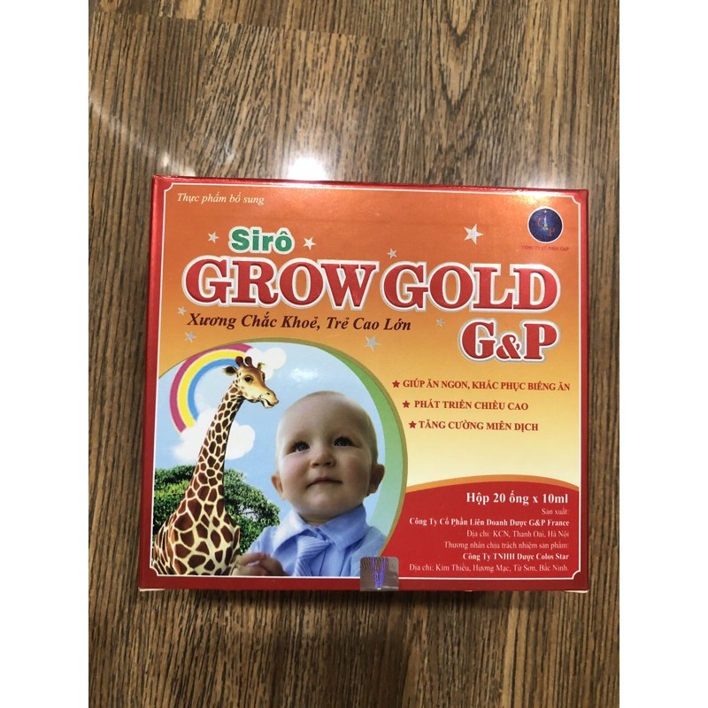 Siro Canxi Gold New GP – Giúp bé ăn ngon miệng, tăng chiều cao, dễ hấp thu, hỗ trợ tiêu hóa