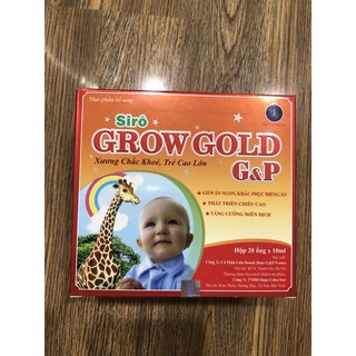 Siro Canxi Gold New GP – Giúp bé ăn ngon miệng, tăng chiều cao, dễ hấp thu, hỗ trợ tiêu hóa