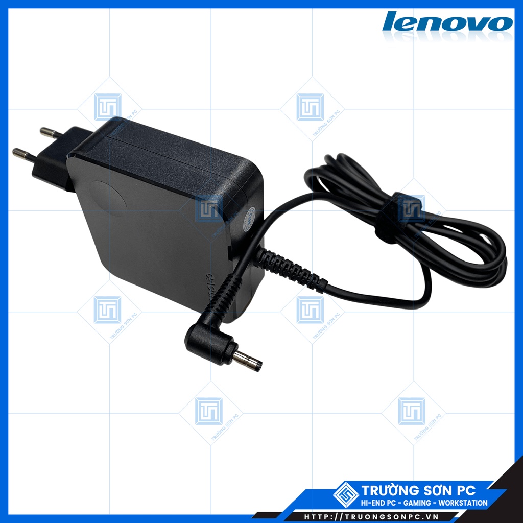 Sạc Laptop LENOVO 20V - 3.25A Chân Nhỏ Có Khấc Ideapad S145-15IIL | Củ Sạc Vuông Zin Cao Cấp