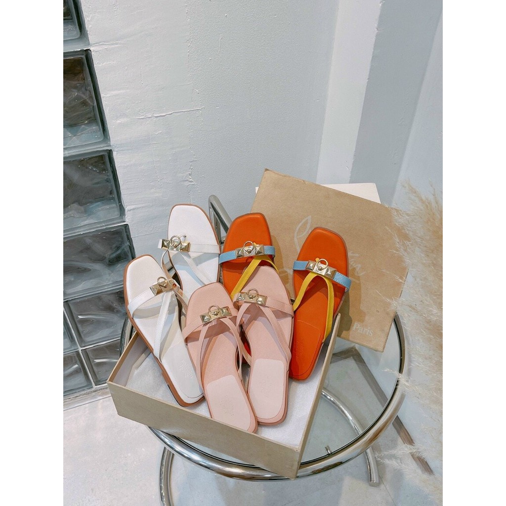 Dép xỏ hemes hàng chuẩn đẹp đế tag hemes sịn