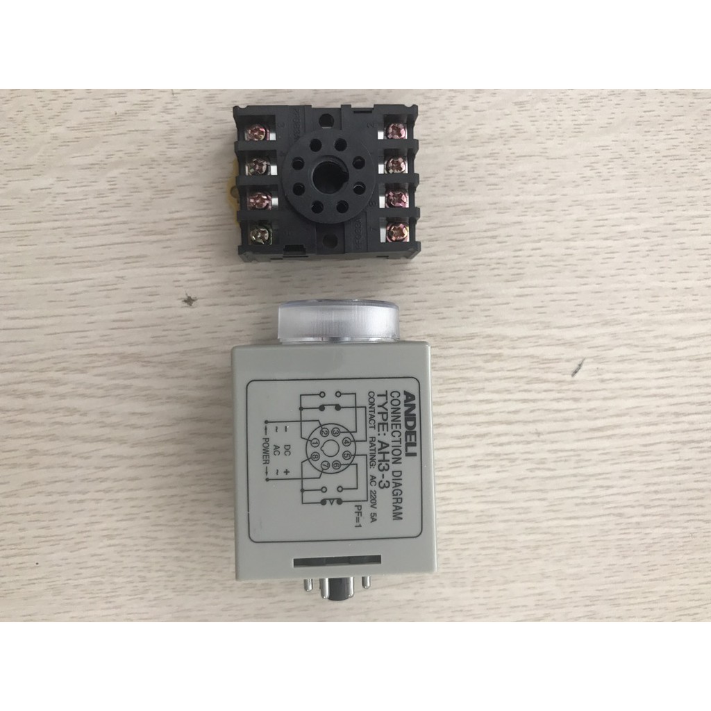 Rơ le thời gian 12VDC 30s
