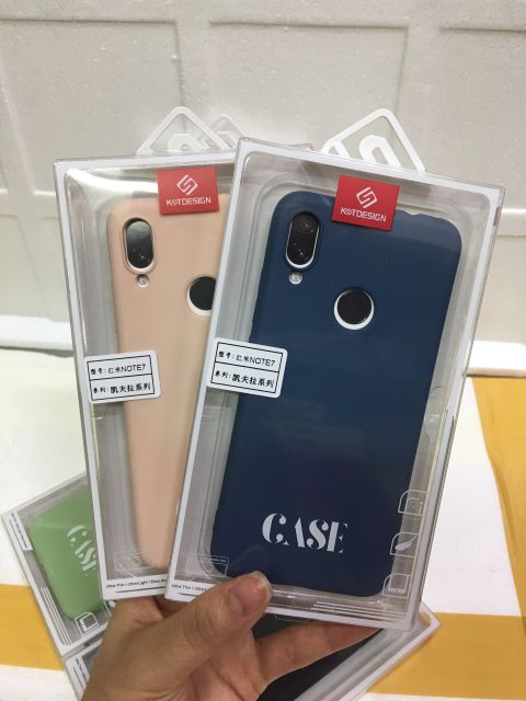 Ốp lưng dẻo màu KT Desing Xiaomi Redmi Note 7/ Note 7 Pro Chống bẩn, chống vân tay -Nhiều màu