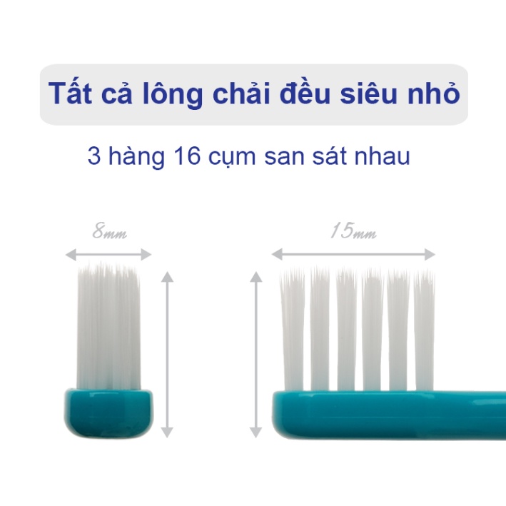 Bàn Chải Đánh Răng Trẻ Em (1-2 Tuổi) Wedent Toddler Toothbrush For Guardian Gomimall (Màu Ngẫu Nhiên)