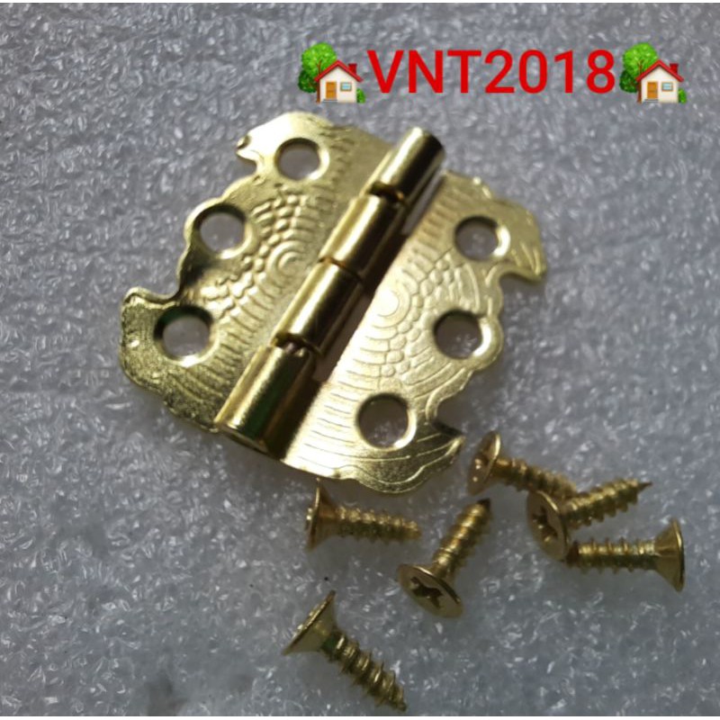 Bản lề hoa văn cổ điển 29x27mm