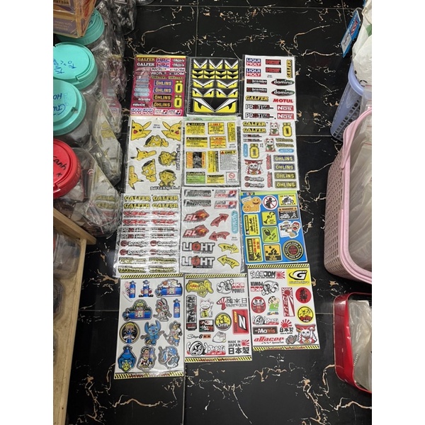 Tem sticker dán mọi xe sale off tất cả