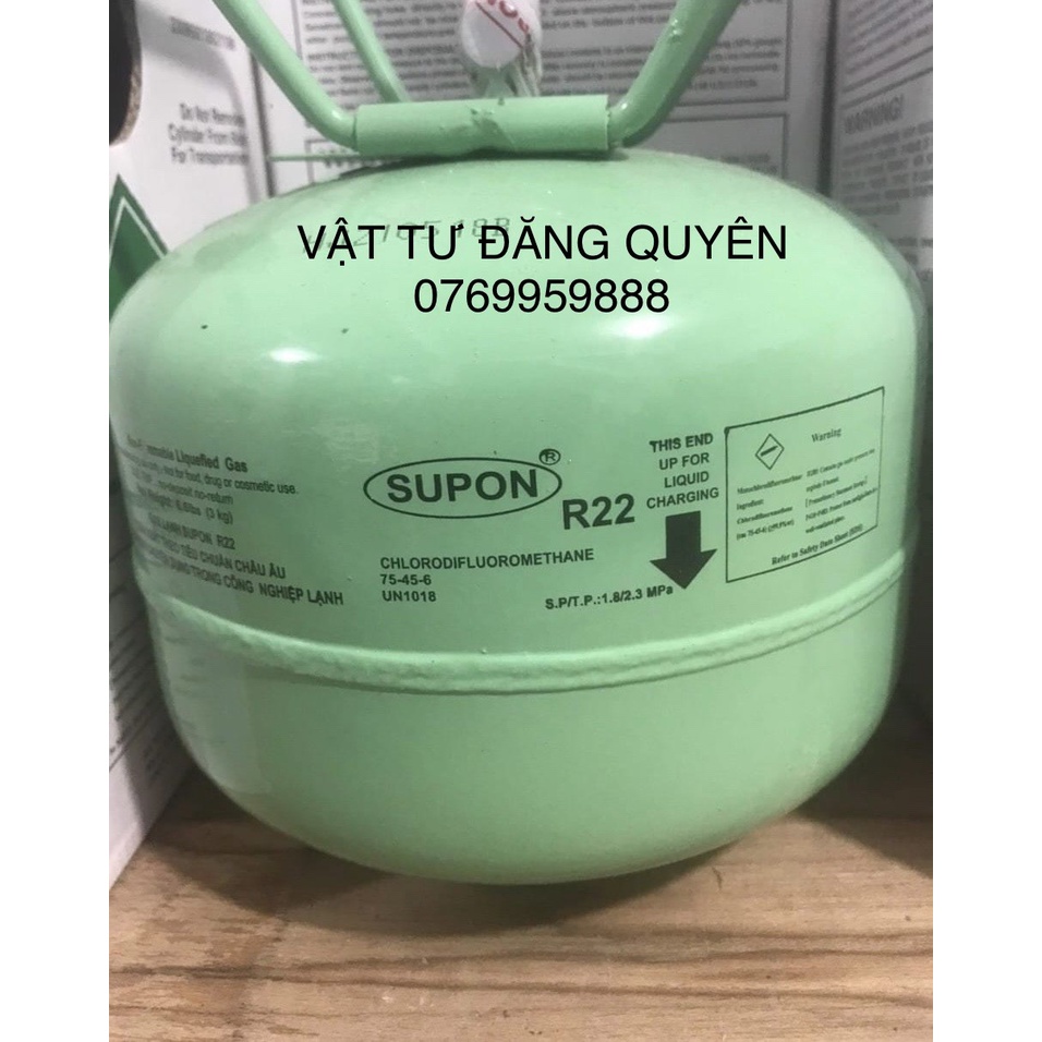 Môi Chất Lạnh Gas Lạnh R22 R32 R134 R410 R600 - Ga 22 32 134 410 600 Loại 3kg