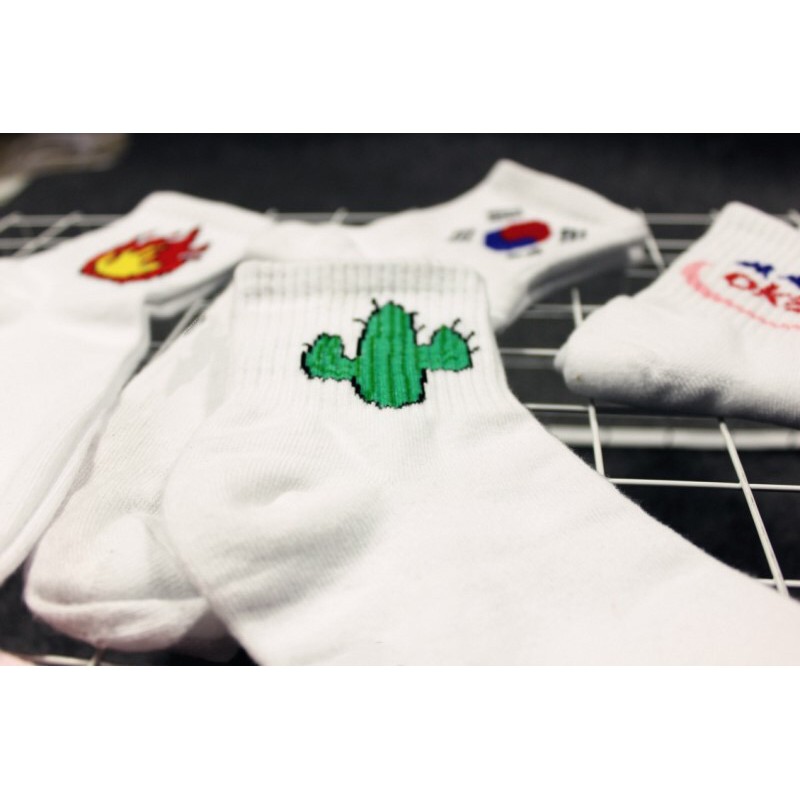 Vớ Tất Nam Nữ Cao Hình 25 Tất Cổ Cao Cotton Cá Tính Phong Cách Đường Phố Hot Trend Vớ Cao Cổ Cặp Đôi Ulzzang