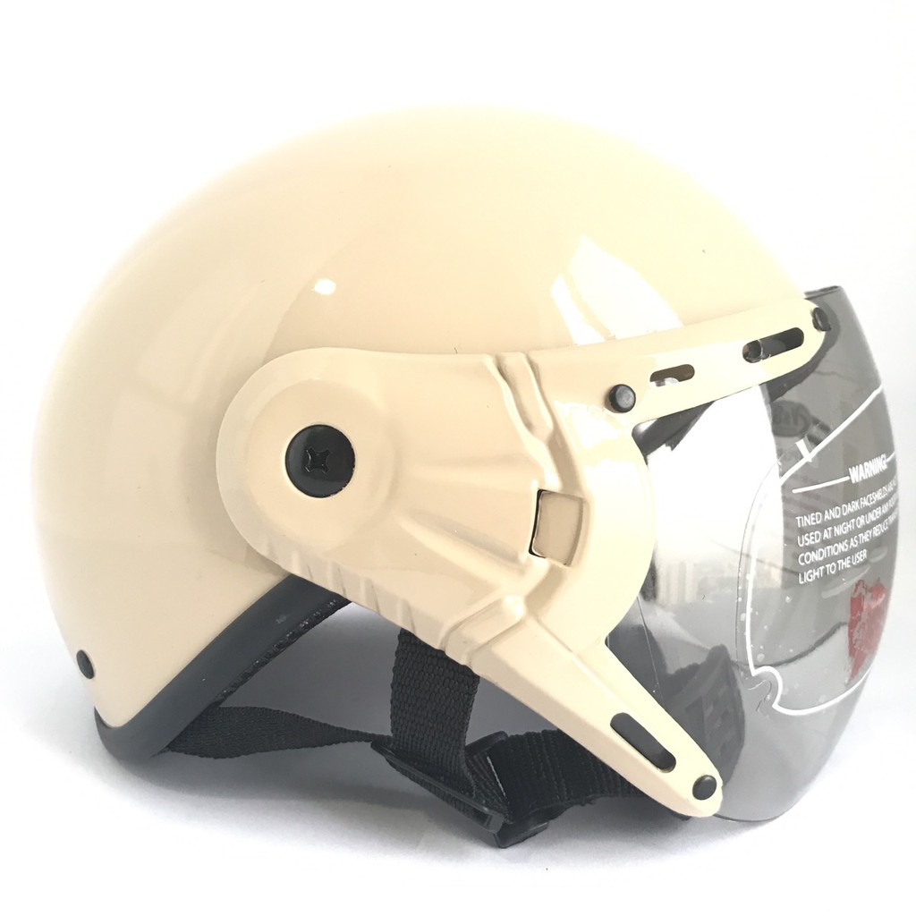 Mũ bảo hiểm nửa đầu có kính - Siêu đẹp - V&amp;S Helmet - VS105K - (có nhiều mầu - tùy chọn)