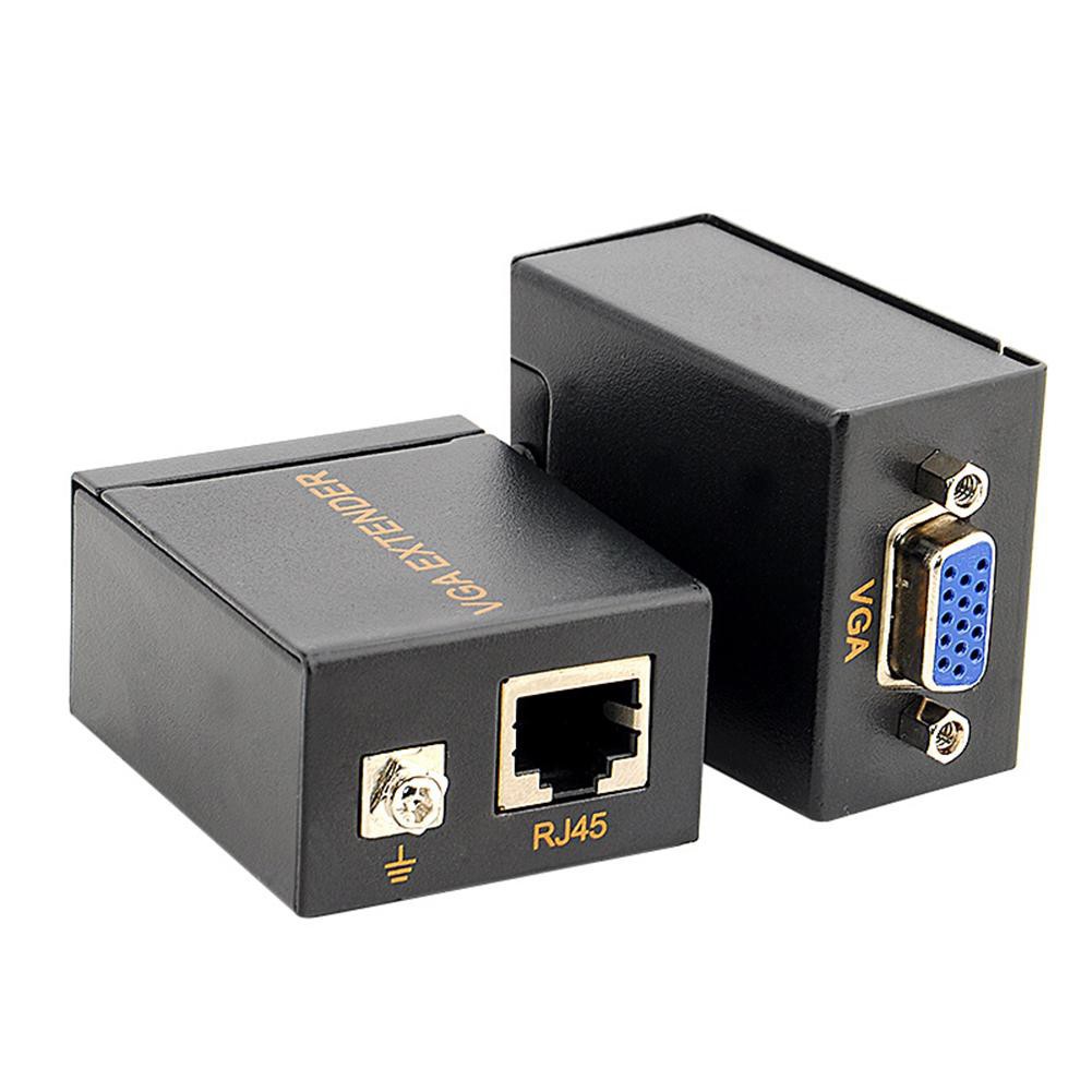 Bộ Kéo Dài VGA 60m Qua Cổng Mạng Lan RJ45
