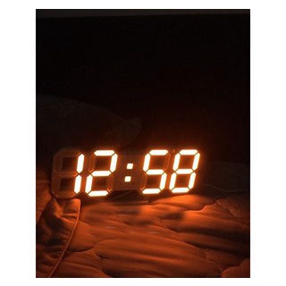 Đồng hồ LED 3D treo tường, để bàn thông minh TN828 Smart Clock